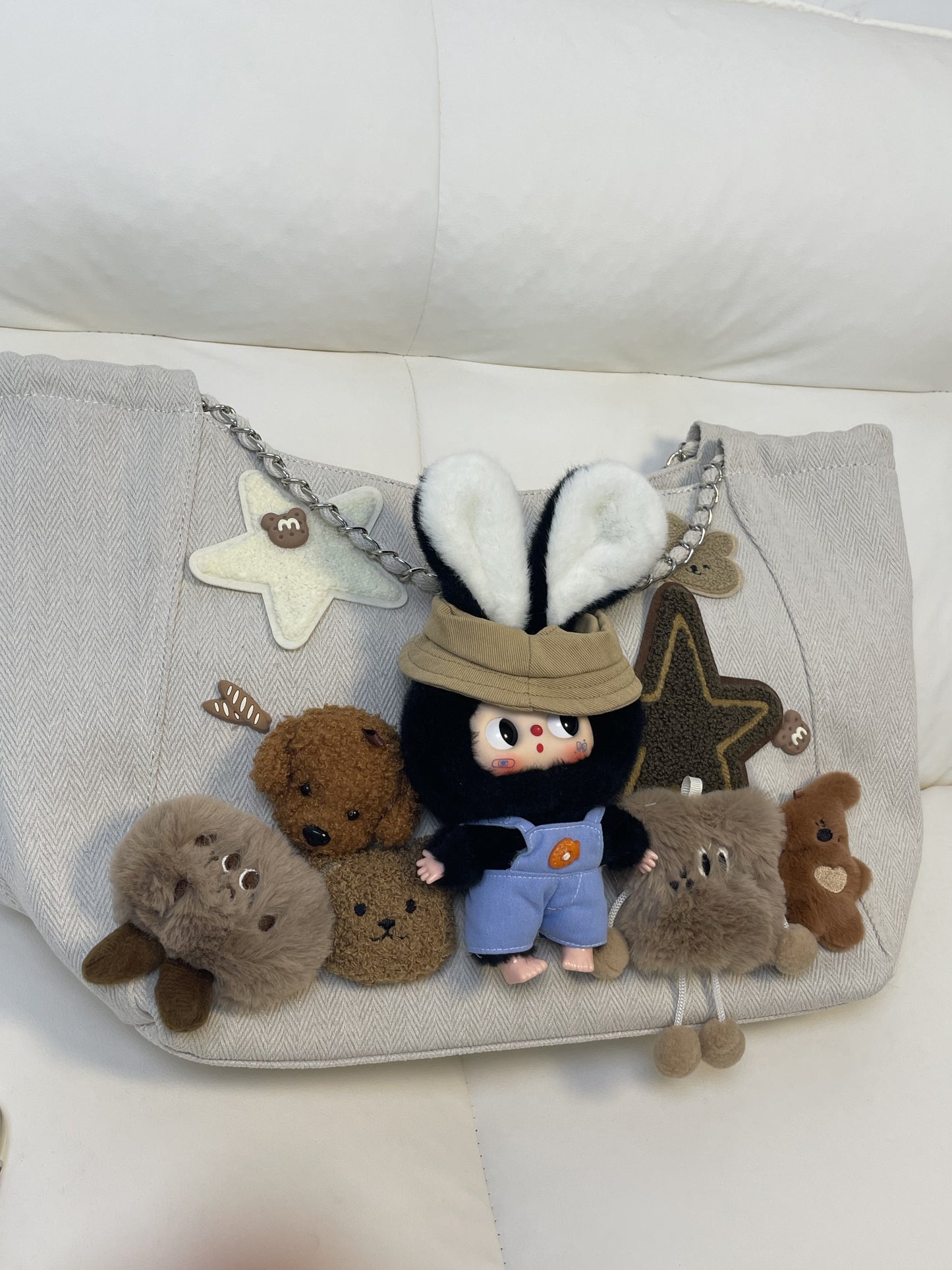 JoJo is so cute! DIY stuffed animal bag